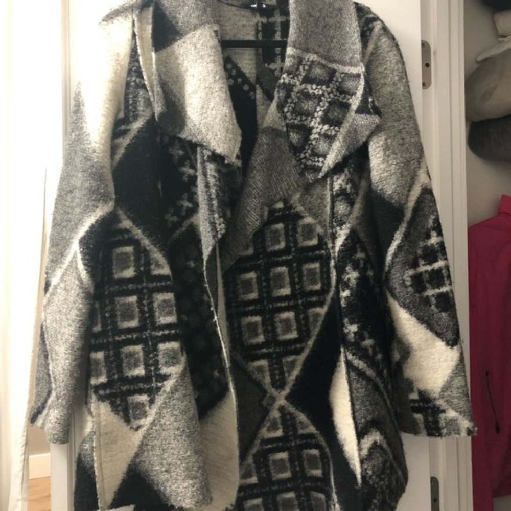 ASOS Wool Fall/Spring Waterfall Coat - Picture 3 of 7